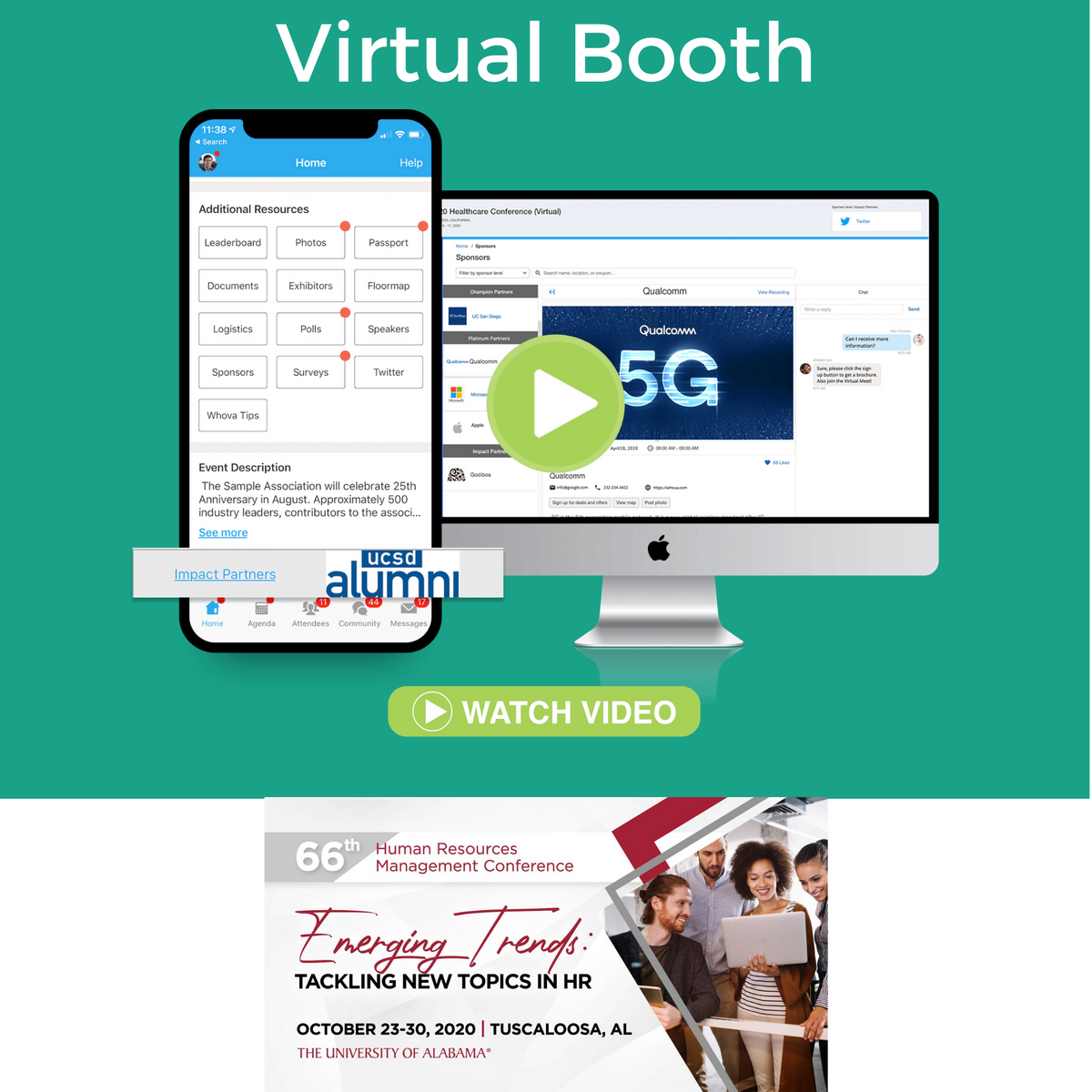 Virtual Booth in the Exhibitor Center