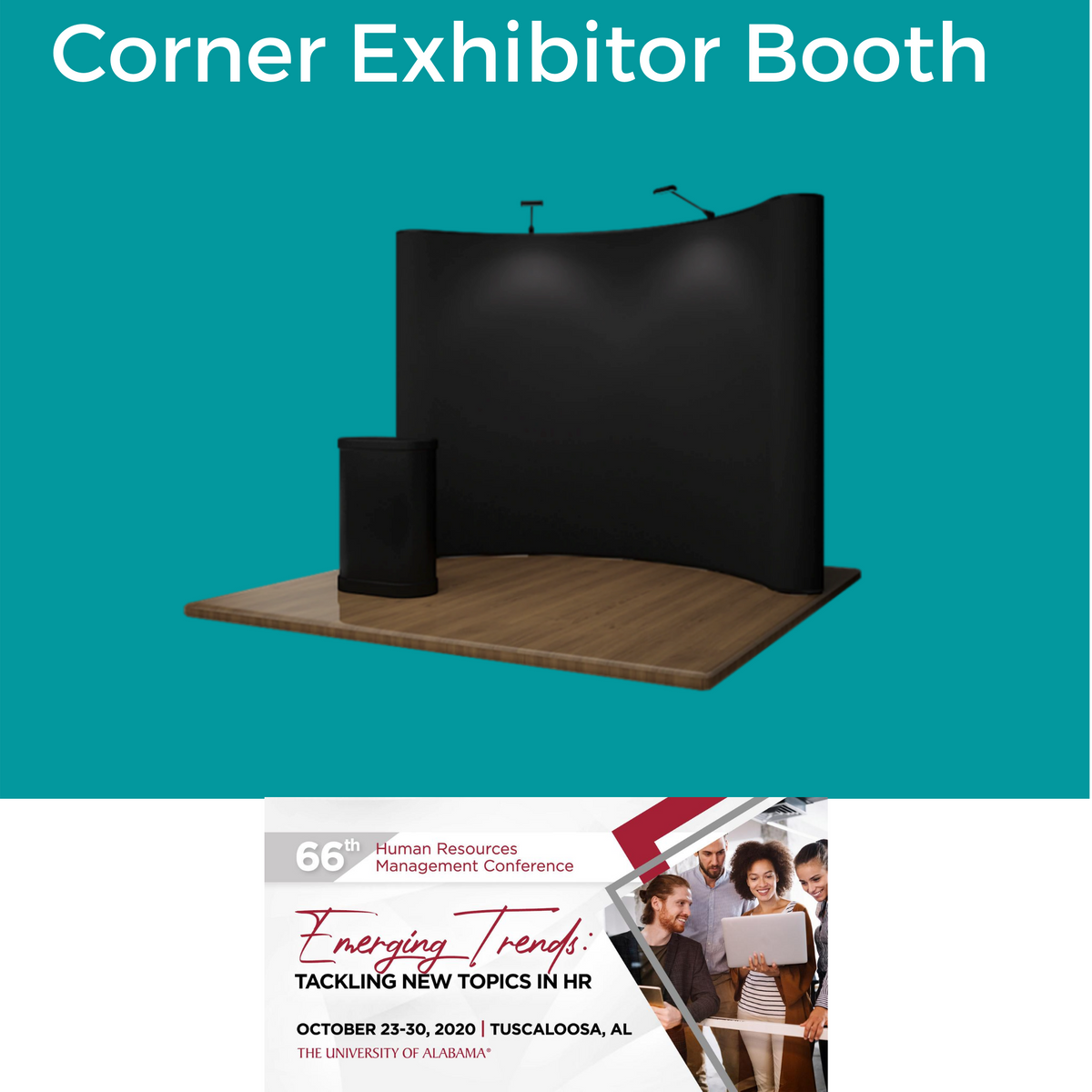 Corner Exhibitor Booth