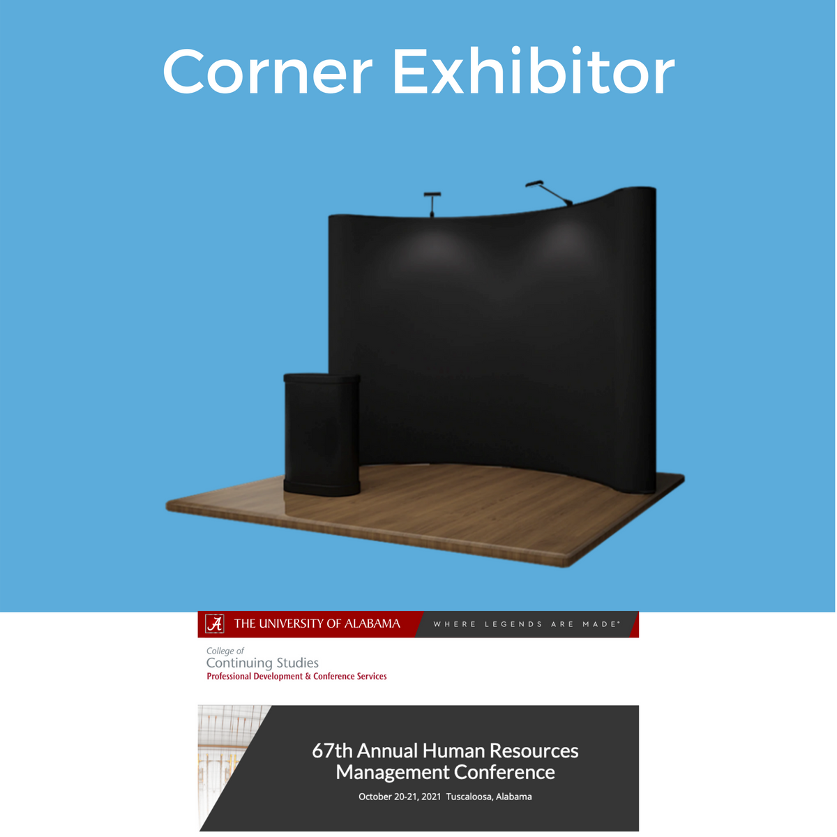 Corner Exhibitor