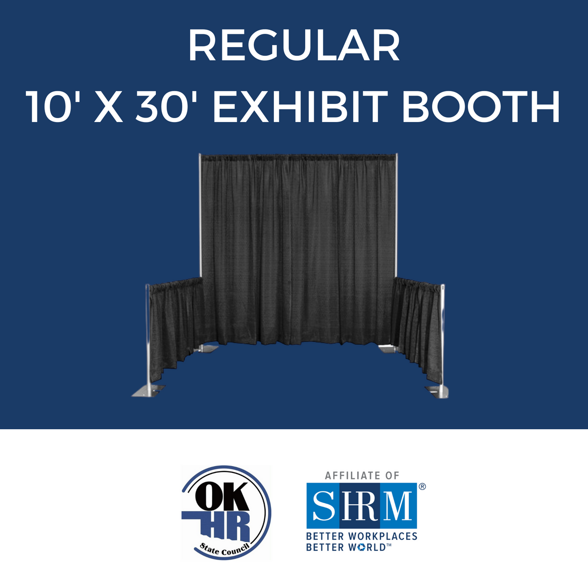 &#39;23 OK SHRM Conference - 10’ x 30’ Exhibit Booth
