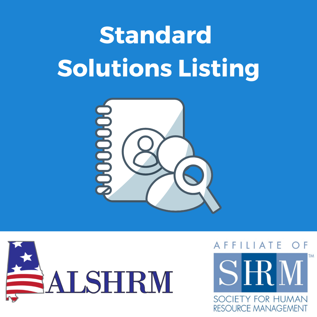 Alabama SHRM Standard Solutions Listing