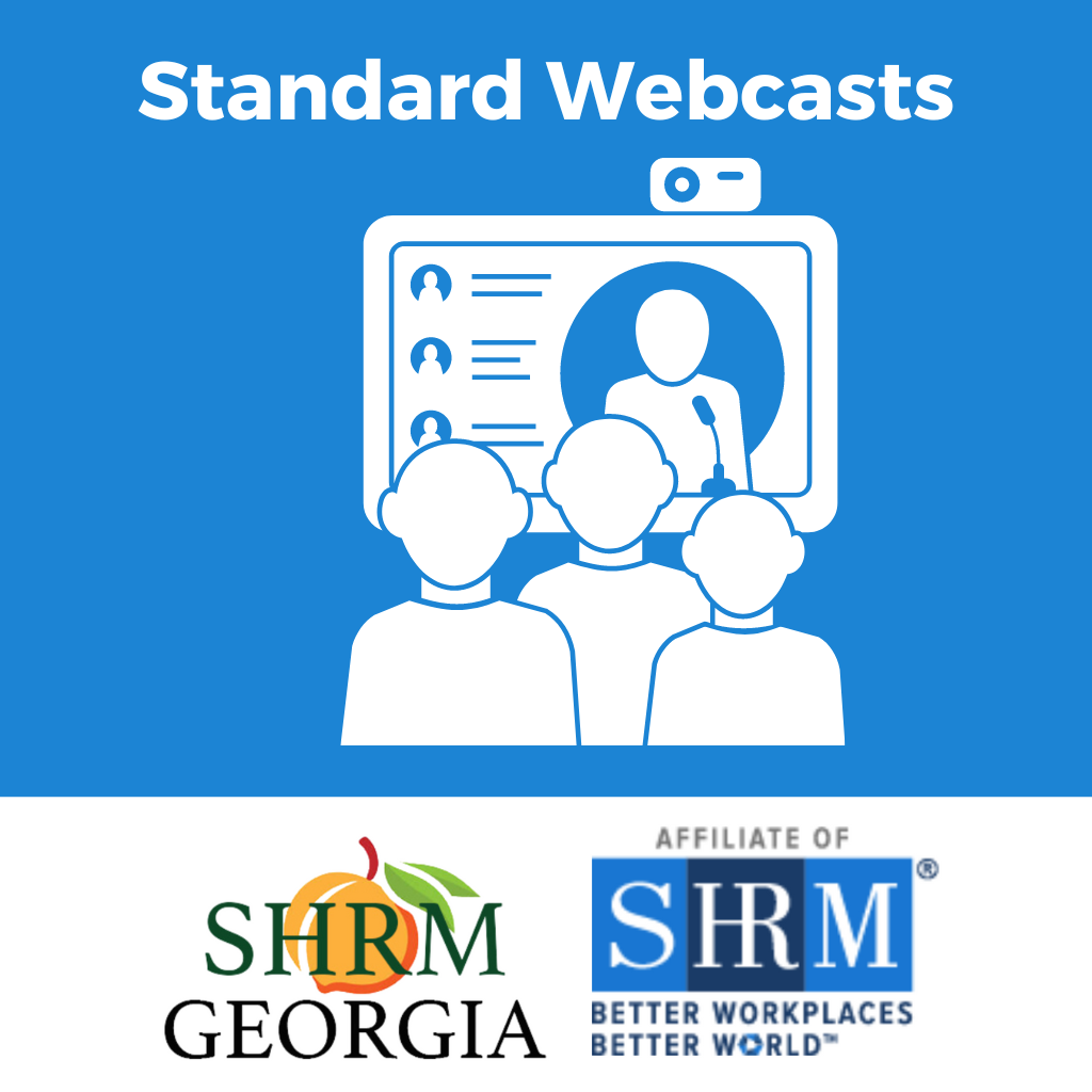 Georgia SHRM Standard Webcasts